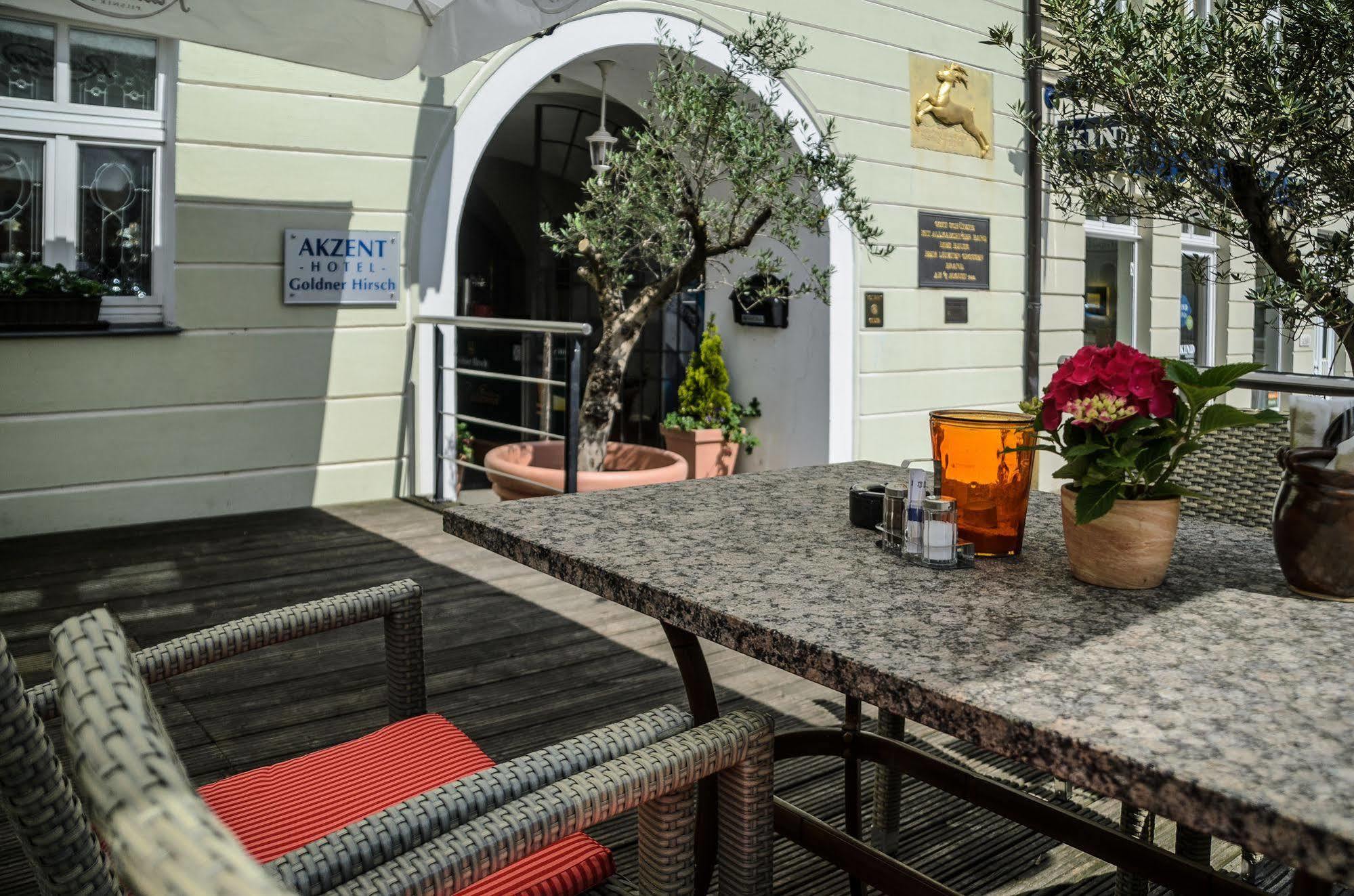 Akzent Hotel Goldner Hirsch Kamenz Luaran gambar